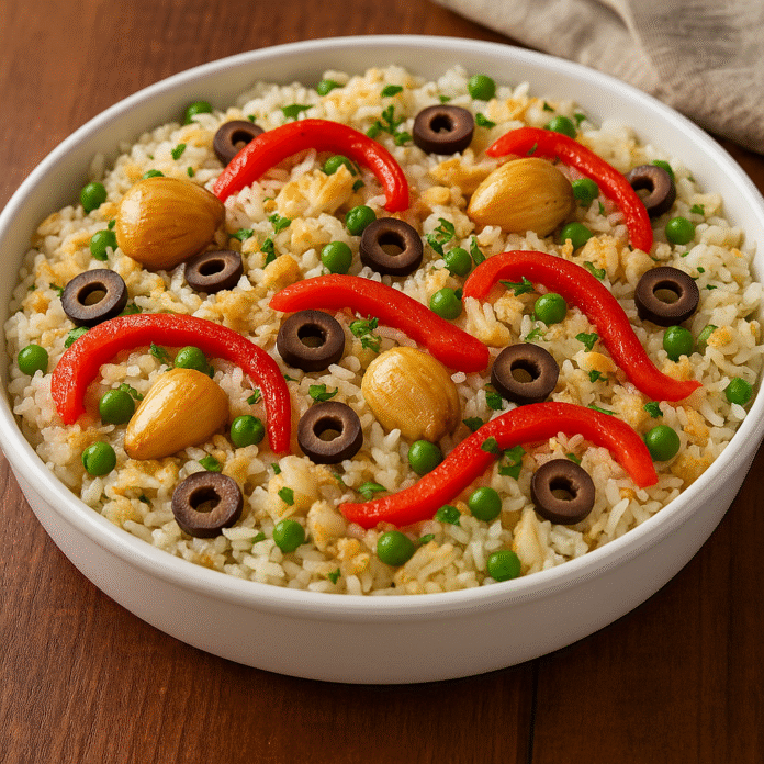 receita de arroz de bacalhau