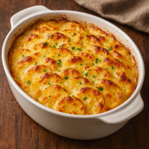 “Batata Gratinada Cremosa: Receita Fácil e Irresistível que Vai Encantar sua Mesa”
