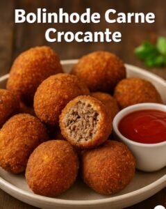 Bolinho de Carne Crocante: O Petisco Perfeito para Qualquer Ocasião