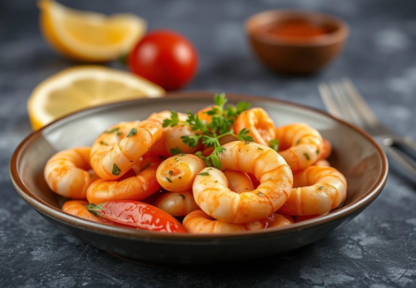Representação visual de Deliciosa Receita de Camarão e Linguiça Crioula em 30 Minutos