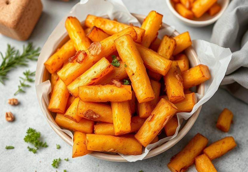 Representação visual de Experimentei as Novas Batatas Fritas de Bolo de Funil da Trader Joe's de 4 Maneiras Deliciosas