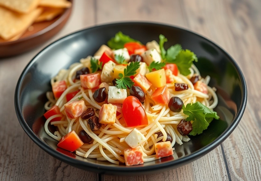 Representação visual de Salada de Feijão Densa Inspirada no Taco Bell: Sabor Irresistível e Saudável