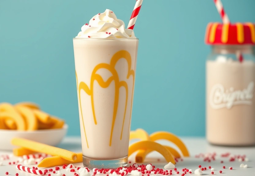 Representação visual de Descubra o Sabor Secreto do Milkshake Mt. McDonaldland: Uma Viagem Nostálgica!