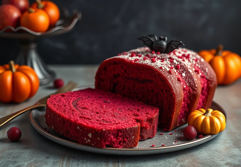 Representação visual de Bolo de Veludo Vermelho: A Delícia Assustadora para o Halloween