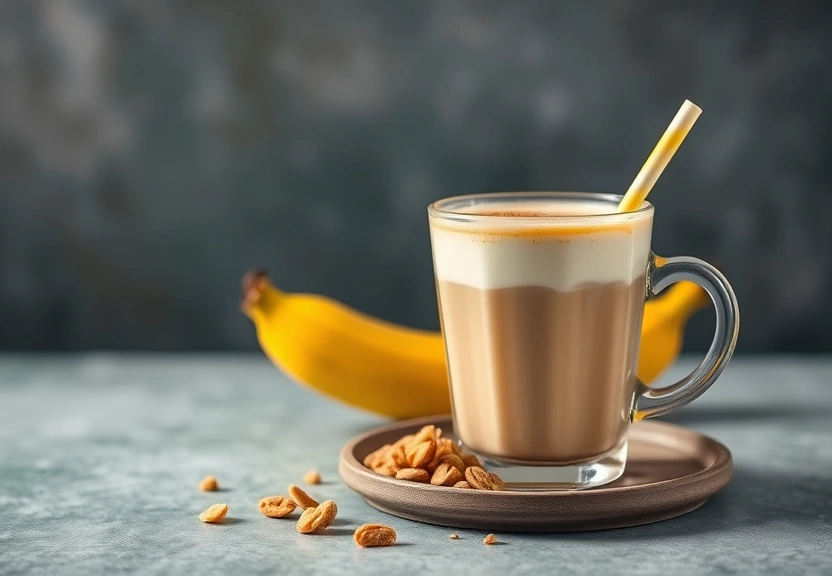 Representação visual de Descubra o Irresistível Latte de Banana com Sabor de Pão Caseiro