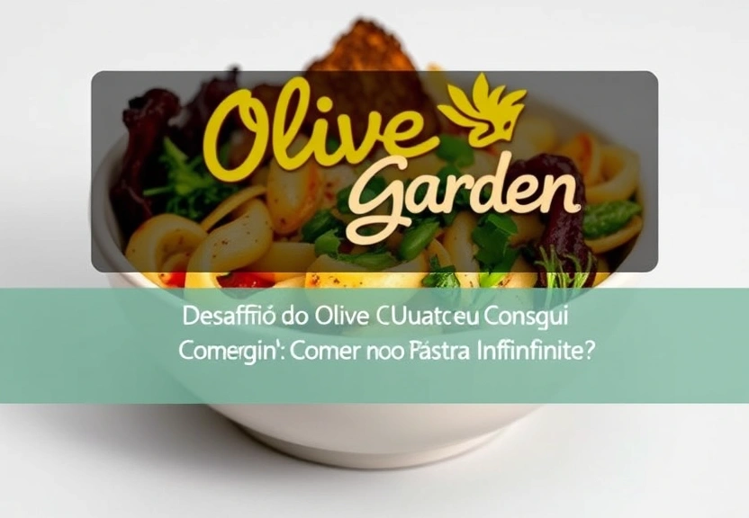 Representação visual de Desafio do Olive Garden: Quanto Eu Consegui Comer no Pasta Bowl Infinito?