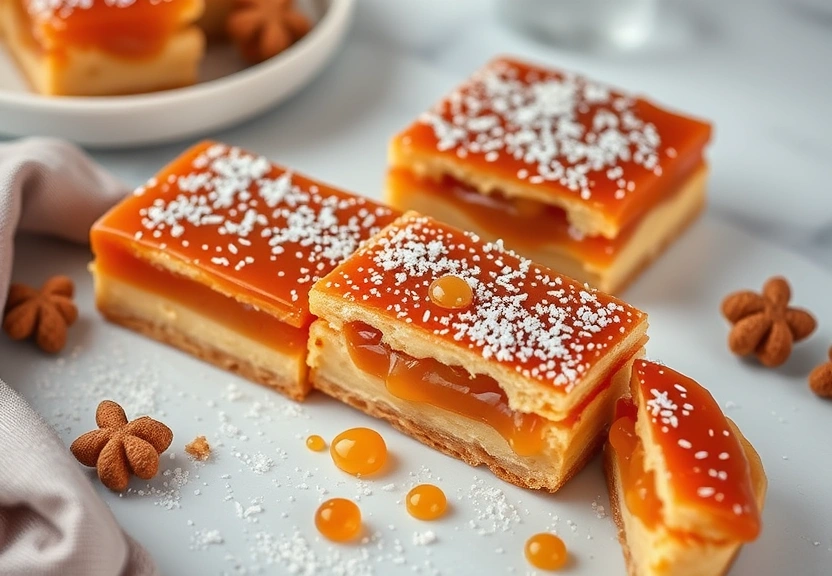 Representação visual de Delicie-se com a Barrinha de Maçã Caramelada: O Destaque da Sua Festa de Outono!