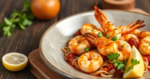 Deliciosa Receita de Camarão e Linguiça Crioula em 30 Minutos