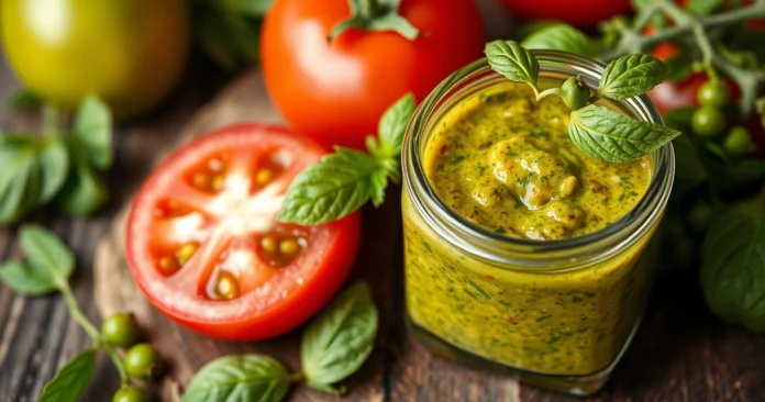 Receita de pesto de tomate seco