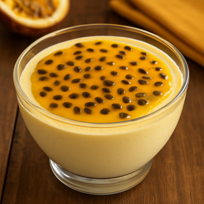 receita de mousse de maracujá