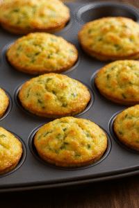 Muffin de Abobrinha com Queijo – Sabor, Nutrição e Praticidade em Cada Mordida!