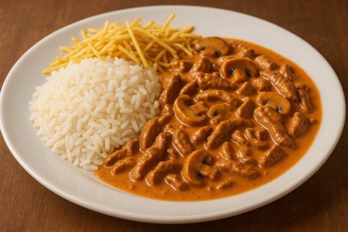 receita de strogonoff de carne