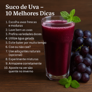 Suco de Uva Perfeito: 10 Dicas Infalíveis para Sabor e Saúde