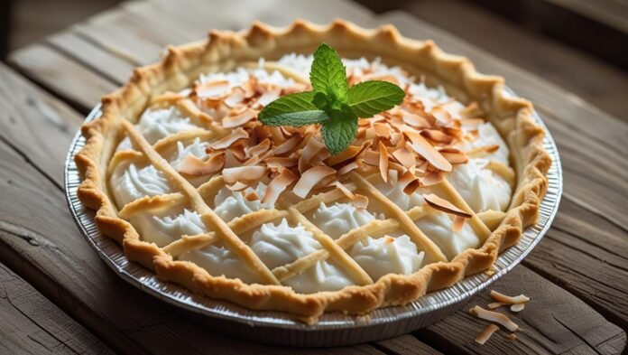Torta gelada de coco, receita completa