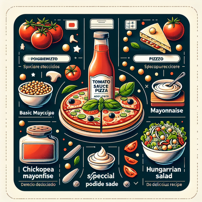 MOlho de tomate para pizza