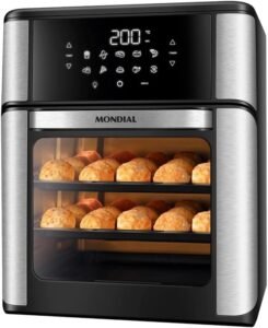 Review Completa: Fritadeira Air Fryer Forno Oven 12L Mondial AFO-12L-BI