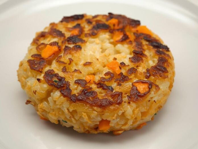 Bolinho de arroz com cenoura