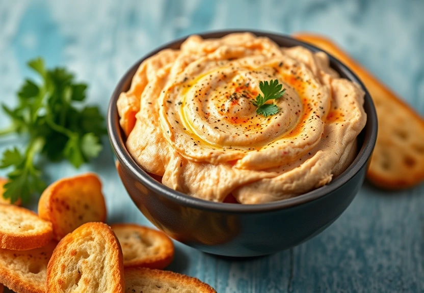 Representação visual de Delicioso Dip de Muffaletta: O Aperitivo Perfeito para Festas!
