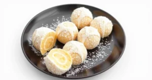 Deliciosas Bolas de Neve: O Sabor Doce e Cítrico da Laranja