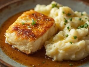 Bacalhau Assado com Purê de Batata: Aprenda a Fazer Essa Receita em 5 Passos