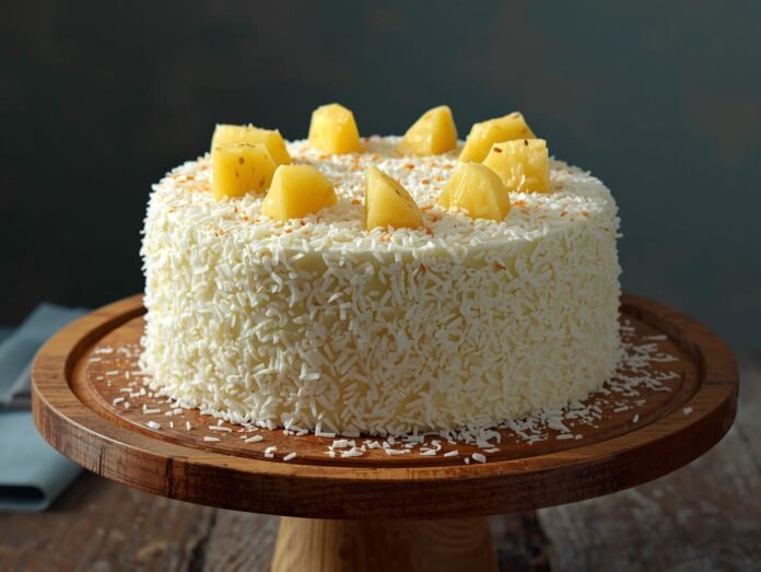 receita de bolo de abacaxi com coco