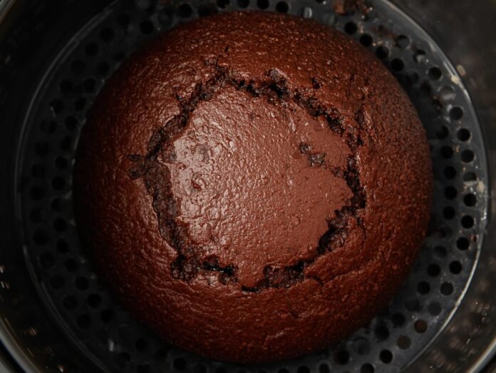receita de bolo de chocolate na airfryer