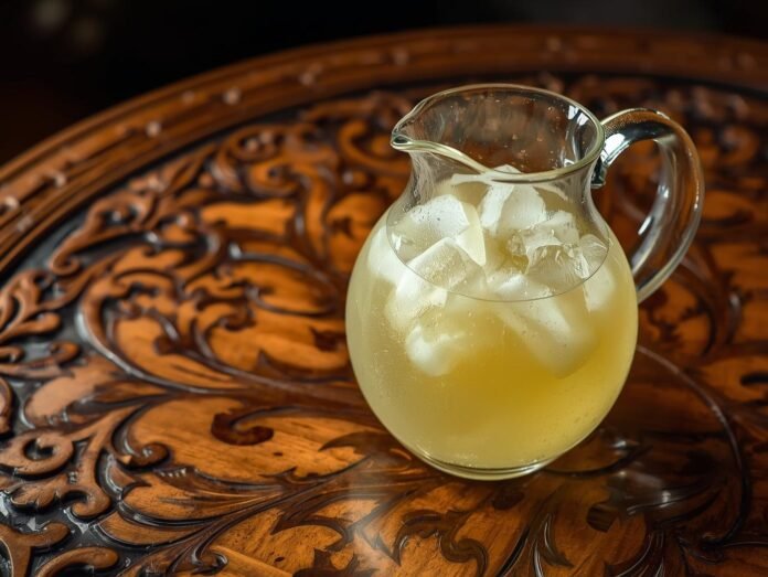Receita de suco frozen de limão.