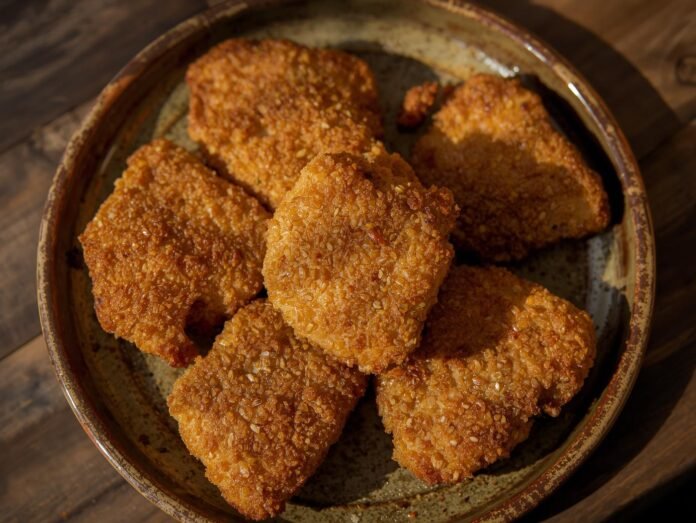 Receita de bife à milanesa crocante.